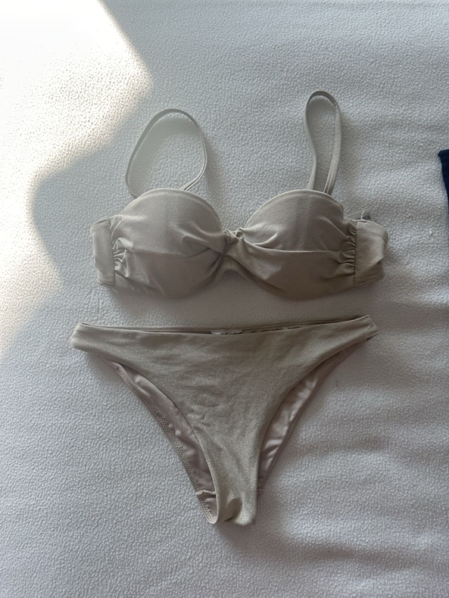 H&M Costumi da bagno & Bikini: Bikini H&M beige/gold Grösse 75A – Usato da Zug venduto da a.marryl