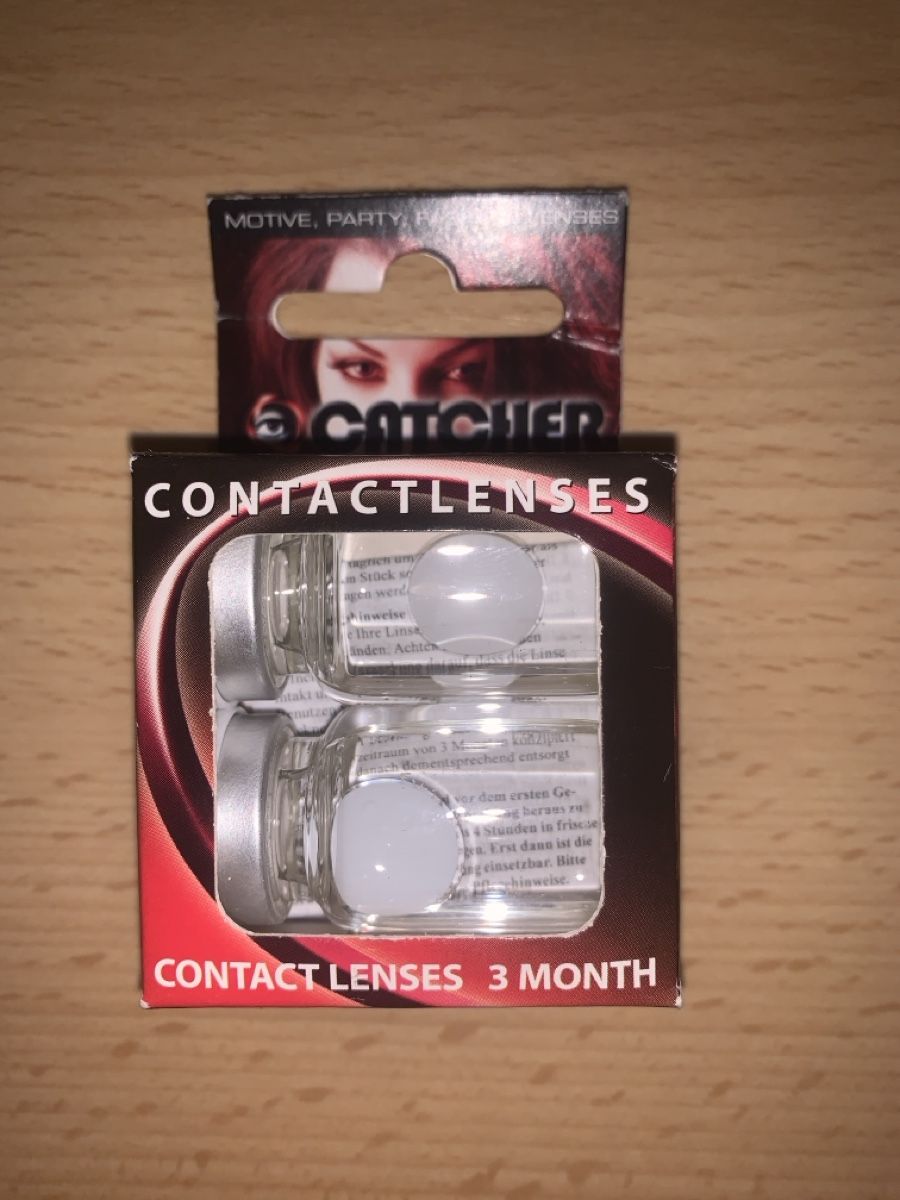 Lenti a contatto: Lentilles de contact blanches neuves – Nuovo e nell'imballaggio originale da Mex VD venduto da Venum93 1