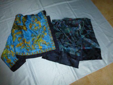 Tuch / Foulard von Lanvin / Tiffany aus Seide