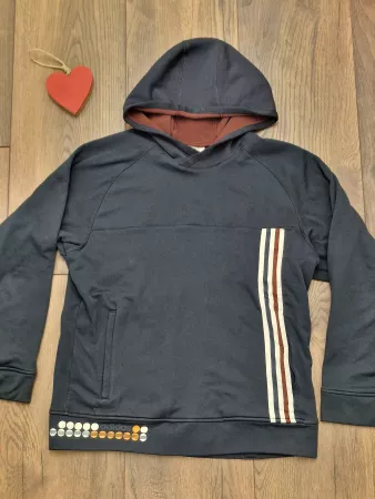 Adidas Kapuzenpullover dunkelblau Grösse S (gross) gebraucht