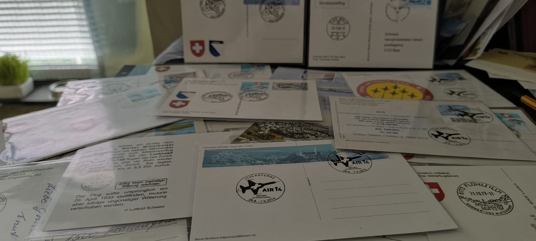 Cartoline postali: Aerophilatelie Schweiz 20 Postkarten – Nuovo (secondo la descrizione) da Zürich venduto da pao_zn5f