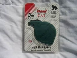 Gurt - Roll - Leine 3m grün