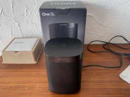 Sonos One SL 1 Stück schwarz, einwandfrei