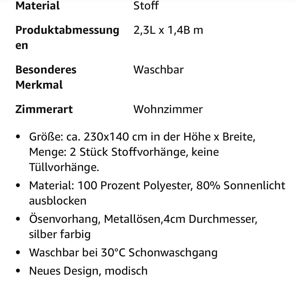 Tende: Vorhänge 2 x 2 Stück – Nuovo e nell'imballaggio originale da Wigoltingen venduto da Sydneys 5