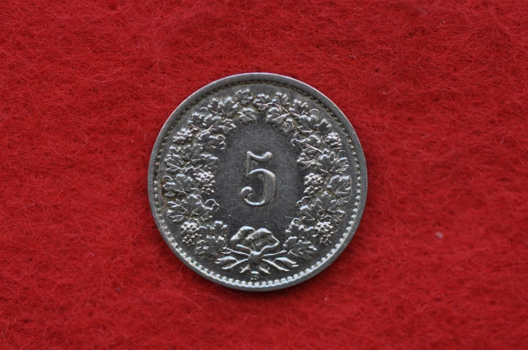 Tutti le monete: 5 rappen 1933 – Usato da Laupen BE venduto da Gufi57 1