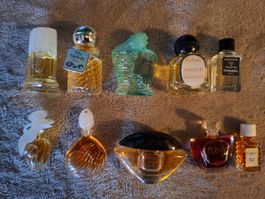 Vintage Parfum Miniaturen Set 10 Stück verschiedene Marken