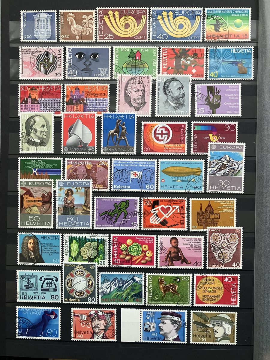 Tutti i francobolli: CH Schweiz 1960-79 6s – Usato da Cham venduto da Diablo1232 4