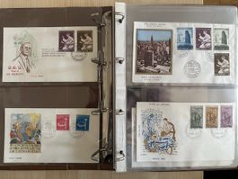 Vatikan Briefmarken Sammlung,  Ersttagsbriefe von 1965/66✨