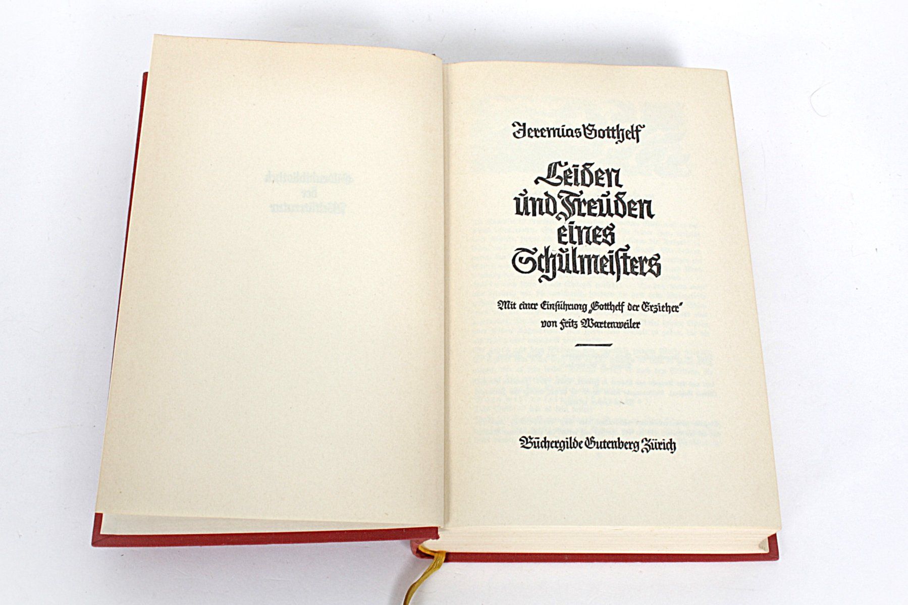Bücher: Buch "Leiden und Freuden eines Schulmeisters" – Gebraucht aus Zollikofen von Restwert_Zollikofen 3