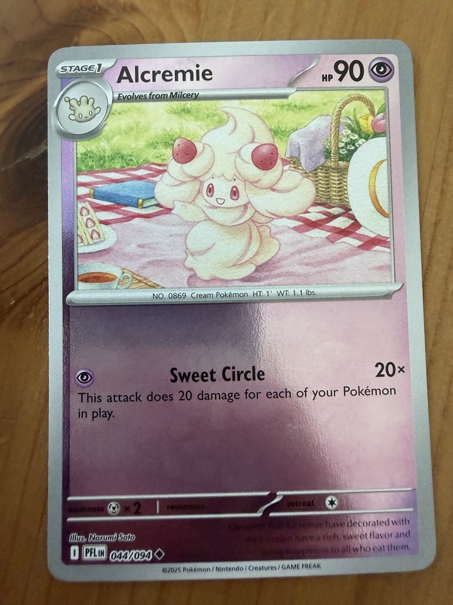 Pokémon Carte collezionabili: Alcremie (PFL044) – Nuovo (secondo la descrizione) da Vevey venduto da Matx