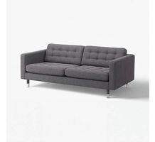 Landskrona 3er-Sofa, dunkelgrau 
