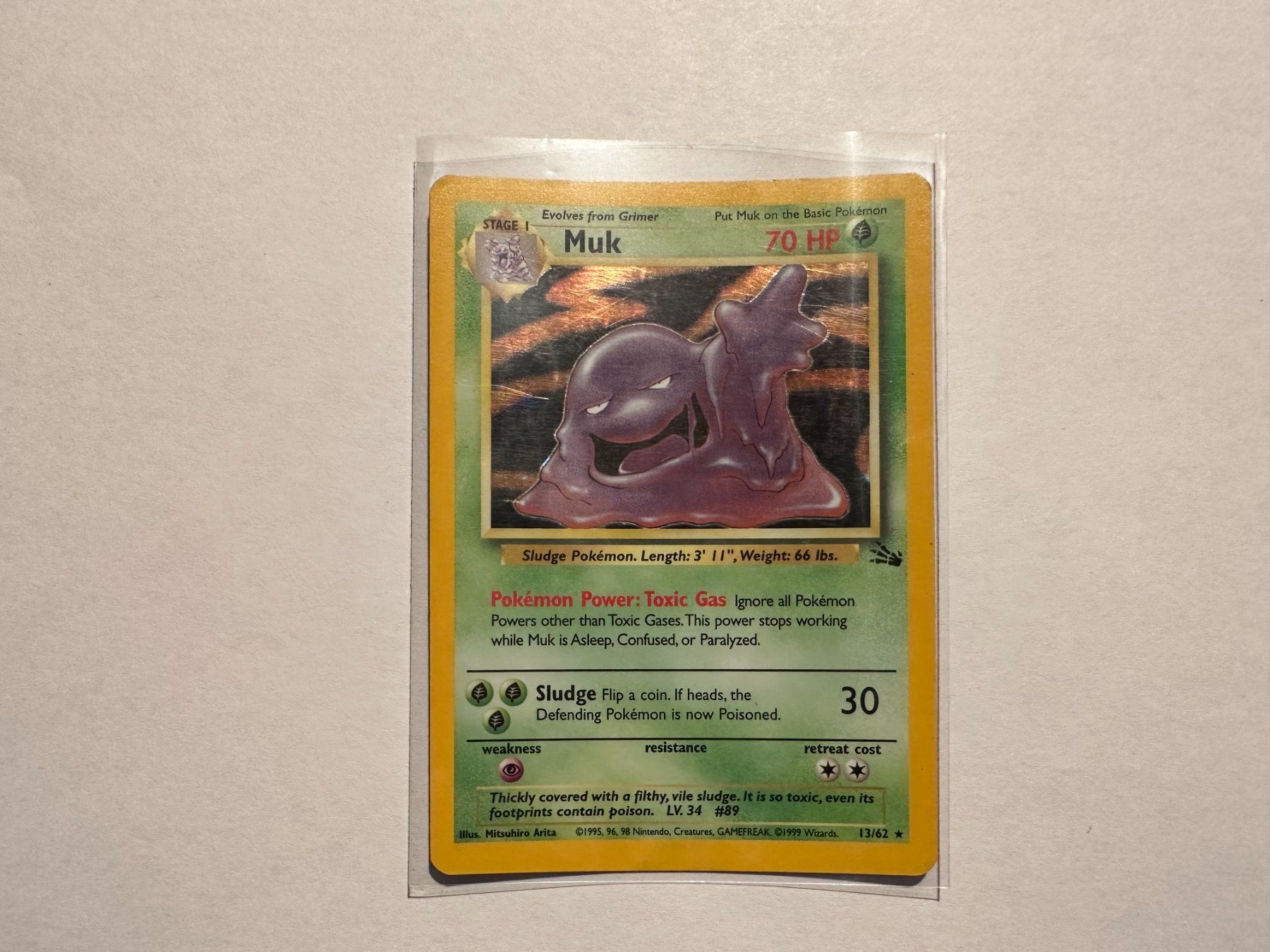 Pokémon Sammelbilder & Trading cards: Muk holo Fossil EN – Gebraucht aus Hagendorn von Pokecollectorch