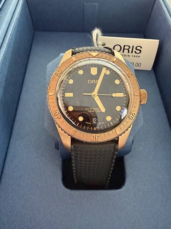 Oris Orologi: Oris Divers Sixty-Five Cotton Candy Sepia – Usato da Zürich venduto da timeio-swapwatch