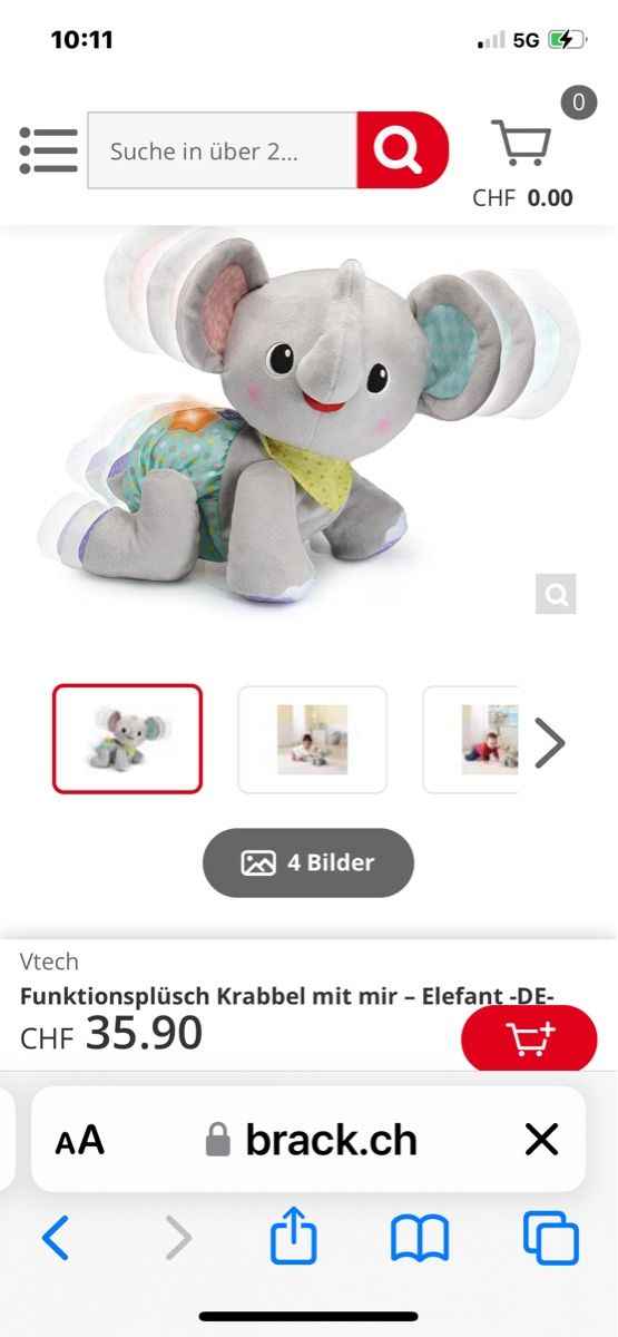 Vtech Giocattoli: Neuer Vtech Elefant – Nuovo (secondo la descrizione) da Obergerlafingen venduto da cabo4 2