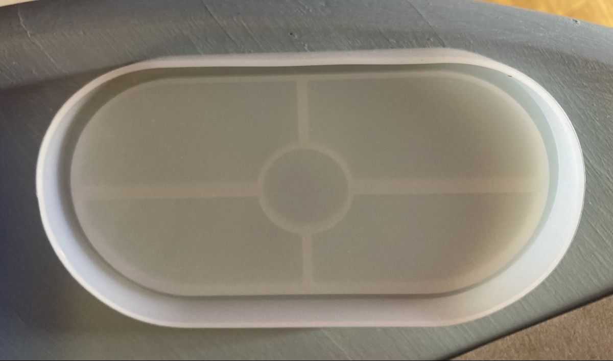 Sottobicchieri: Giessform Silikon Untersetzer oval – Nuovo (secondo la descrizione) da Uesslingen venduto da manu-ela41