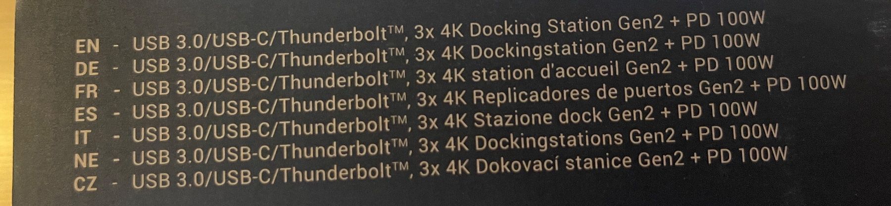 I-tec Docking station: i-Tec USB 3.0 USB-C Thunderbolt 3x 4K Docking Station Gen 2 – Neuf (Voir description) à Büron par Bellcolor 5