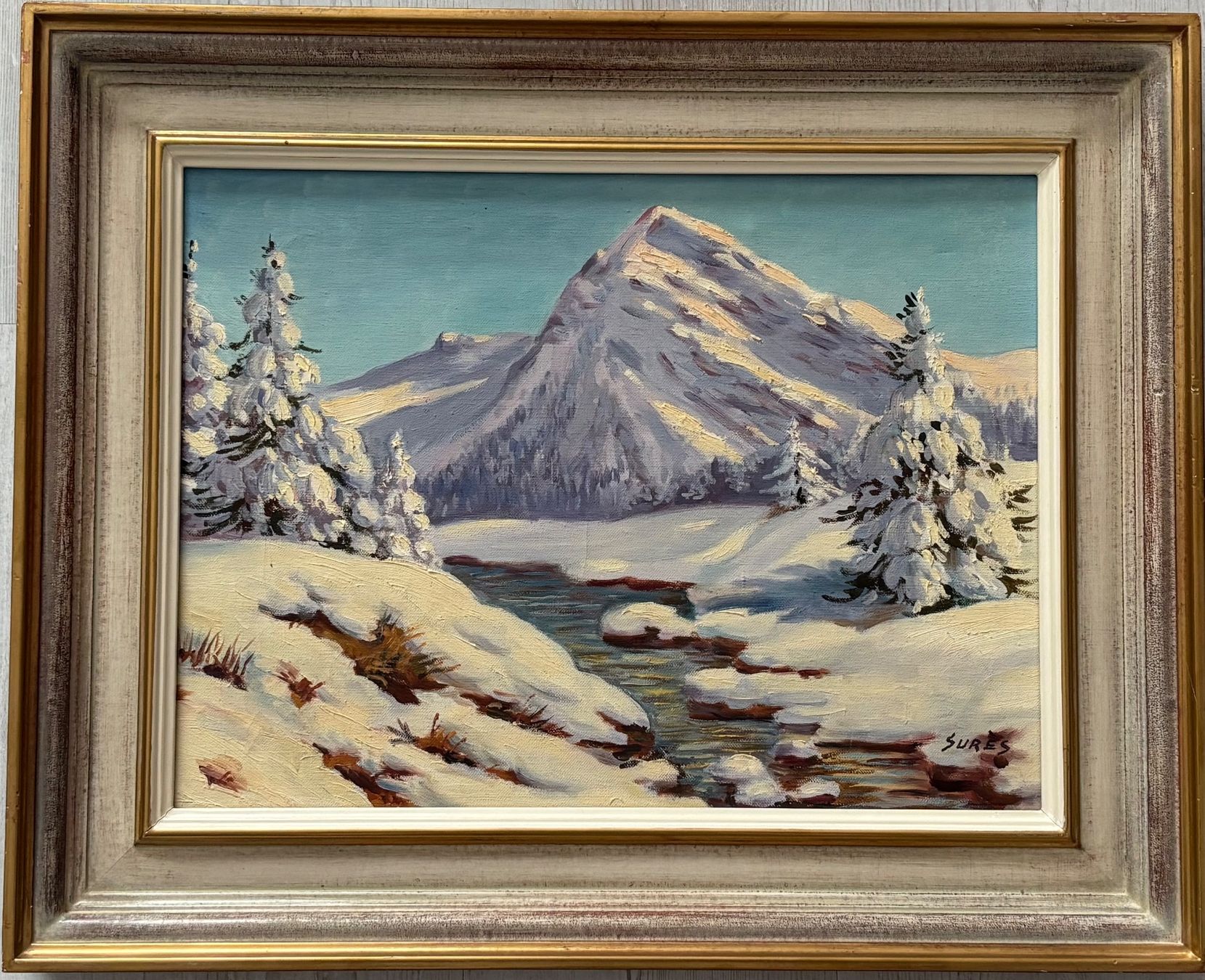 Dipinti: Oelgemälde Berglandschaft, Jack Sures handsigniert – Usato da Rütihof venduto da Yaro22