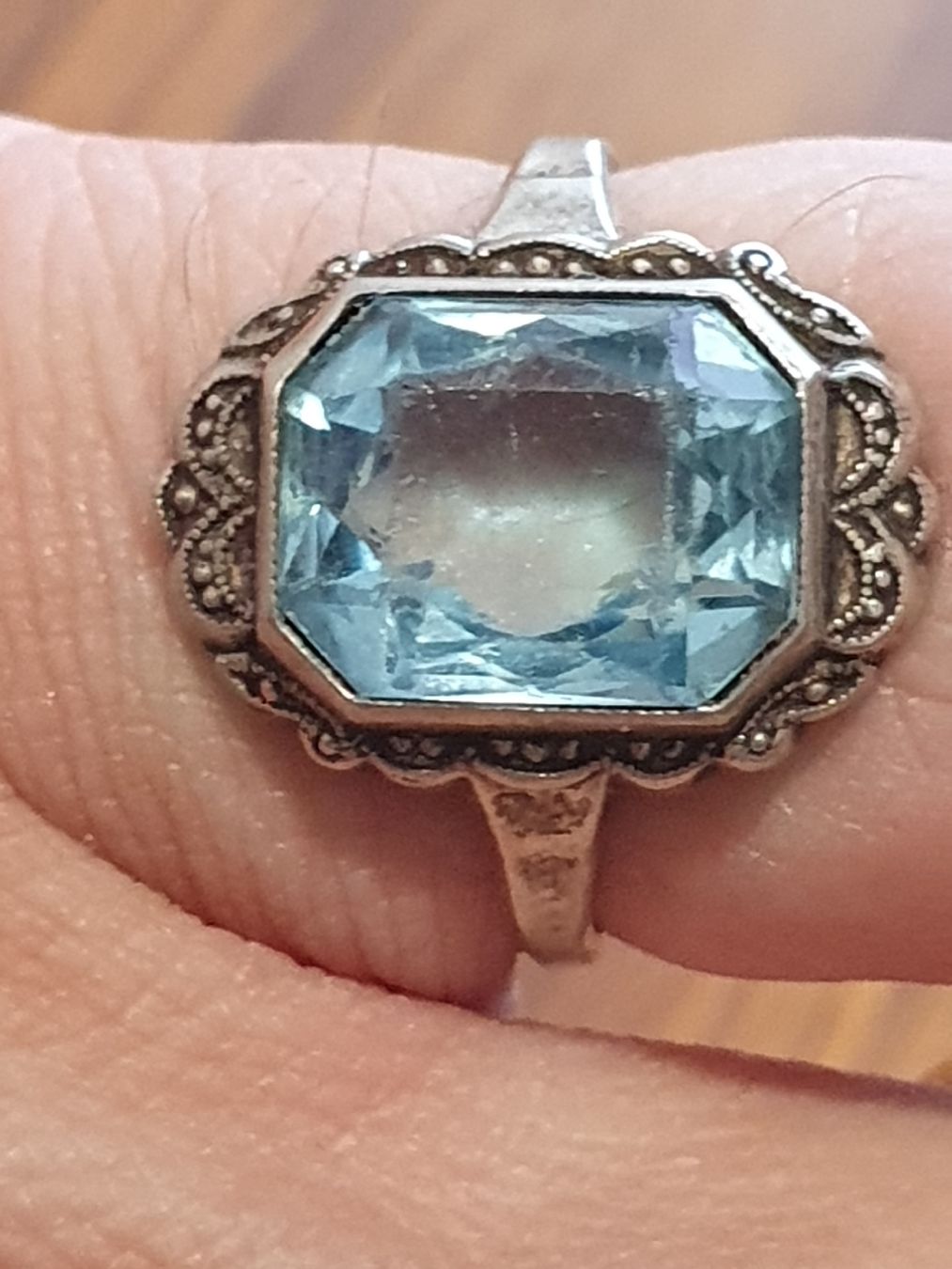 Anelli: Jugendstil Silber Gablonz-Ring – Usato da Wohlen AG venduto da palmsprings 4