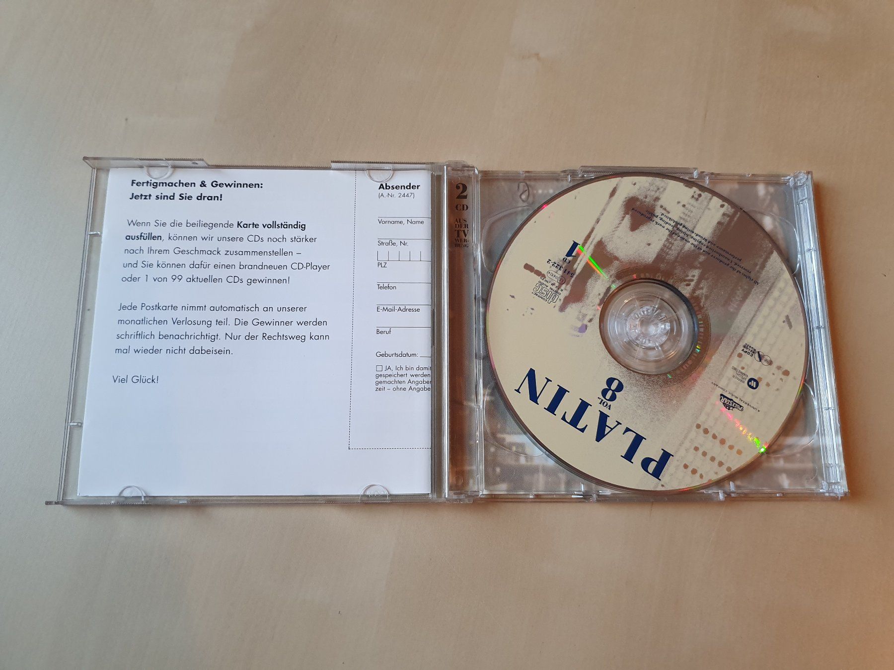 CDs: Platin Vol. 8 – D'occasion à Stansstad par collectorsshop 2