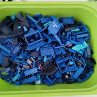 Lego Bausteine 1kg blau