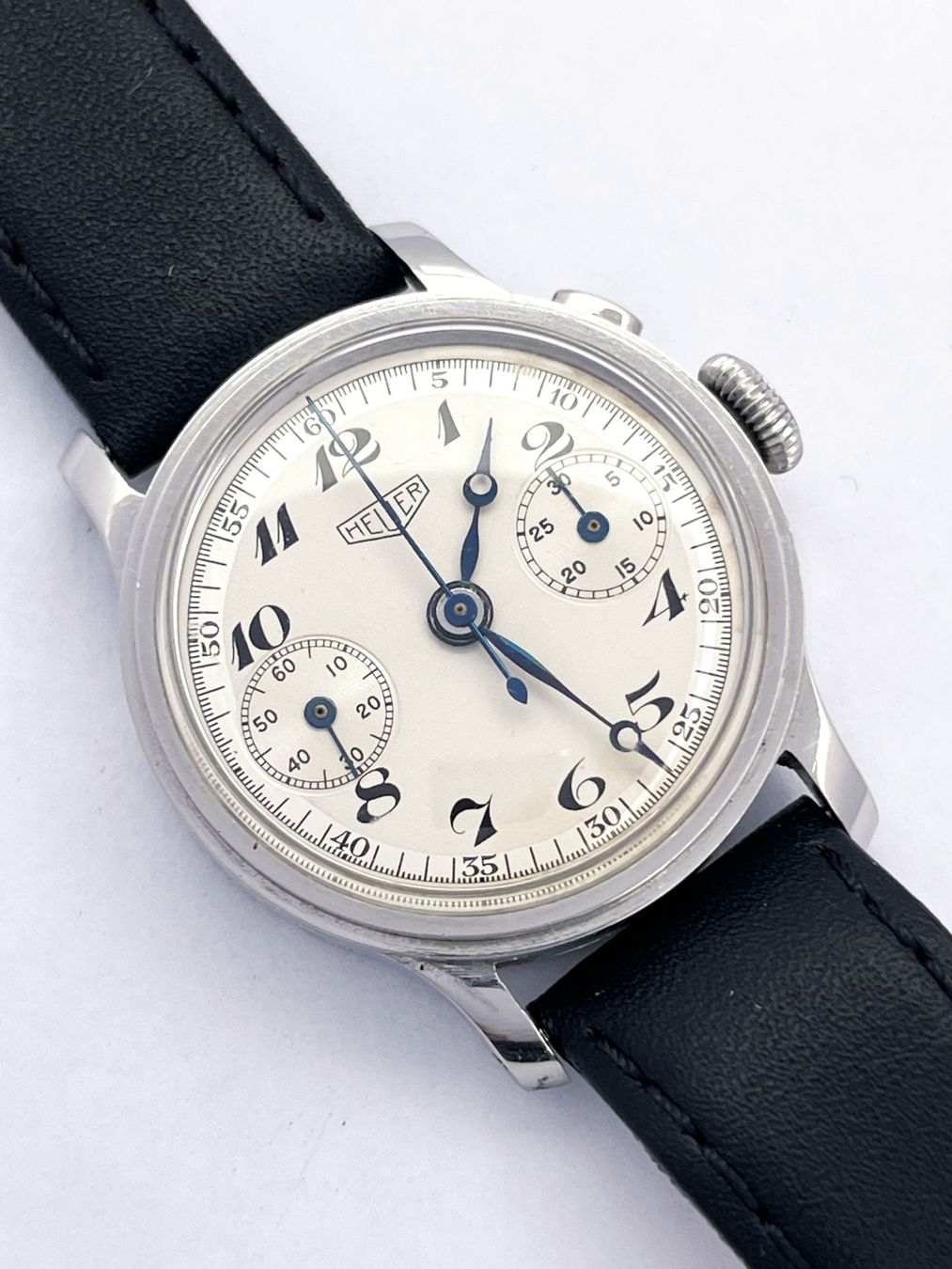Tag Heuer Orologi: Heuer Chronograph, Ref. 2403, single-pusher, Vintage – Usato da Zürich venduto da Gemperle 1
