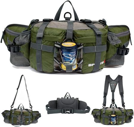 Multifunktionale Gürteltasche mit 2 Flaschenhalter