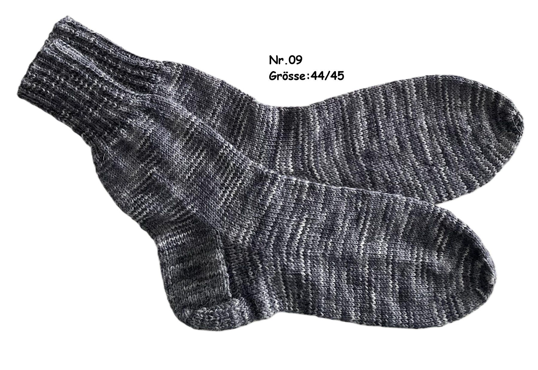 Calze: Socken handgestrickt   Gr.44/45   Nr.09 – Nuovo e nell'imballaggio originale da Täuffelen venduto da sohalt