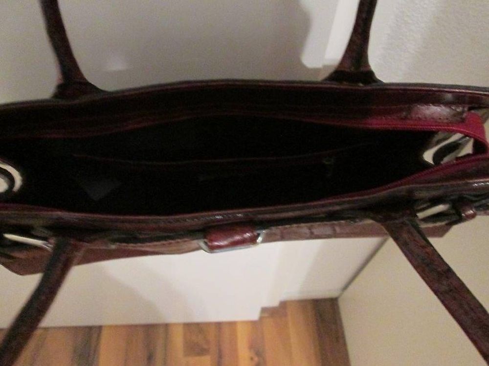 Taschen für Damen: Handtasche Marke Prüne weinrot 100% Leder (957-TMZ) – Gebraucht aus St. Gallen von patge 1