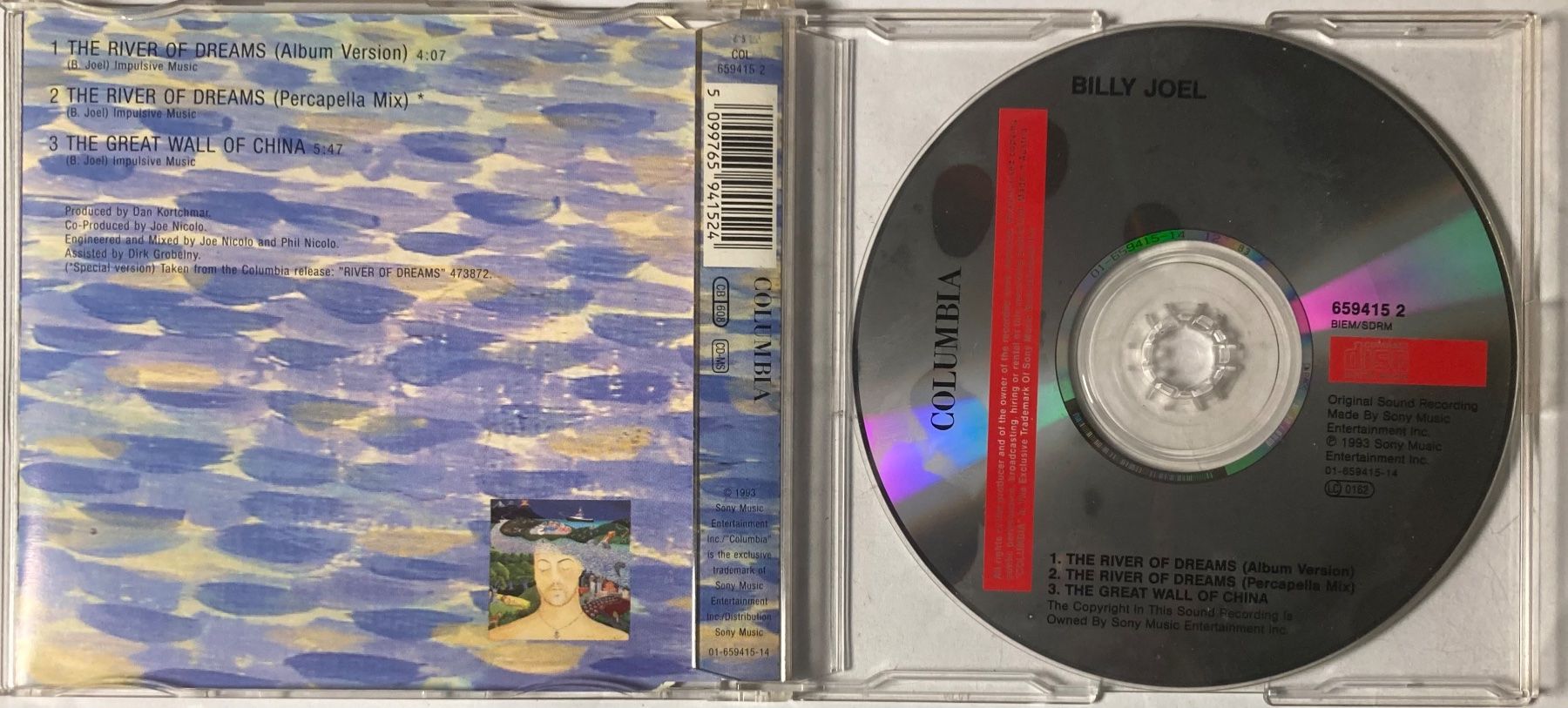 CDs: BILLY JOEL - THE RIVER OF DREAMS – Gebraucht aus Poliez-Pittet von Newtown-Records 1