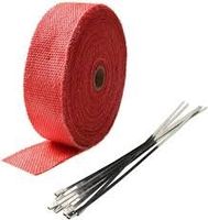 5cm x 15m. ROT Hitzeschutzband Auspuff Band