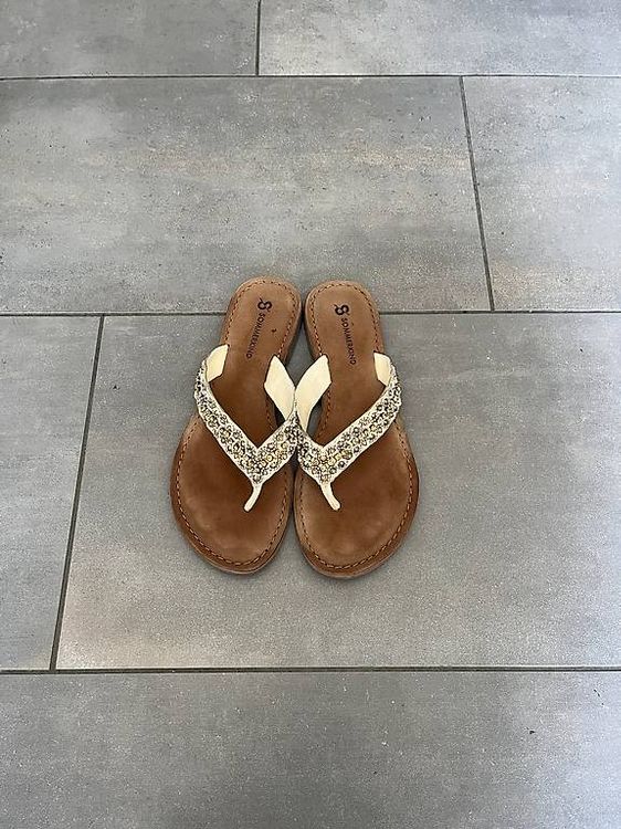 Sommerkind Sandalen Sommerkind Zehentrenner Braun Zehentrenner