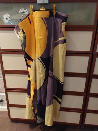 Gonna lunga donna fantasia astratta tg. 3XL (52/54)