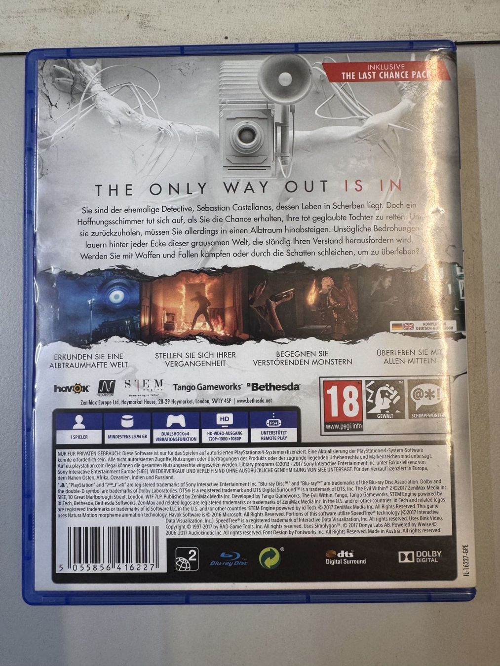 Sony Jeux: PS4 Spiel The Evil Within 2 – D'occasion à Roggliswil par wipix 1