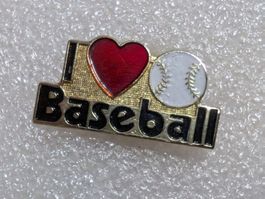 Ansteckpin 258: I Love Baseball