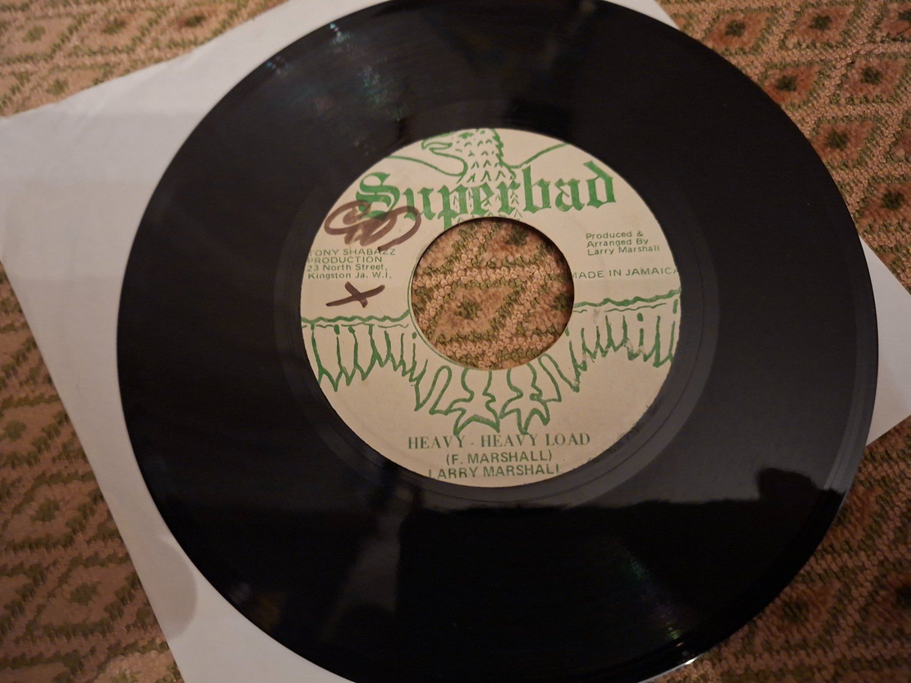 Schallplatten: Reggae 7" - Larry Marshall - Heavy Heavy Load – Gebraucht aus Bernex von Wannabehasbeen01 2