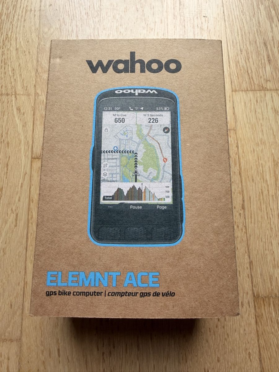 Wahoo Ordinateurs & app. de mesure: Wahoo Element ACE neuwertig – Neuf (Voir description) à Wangenried par pawy17