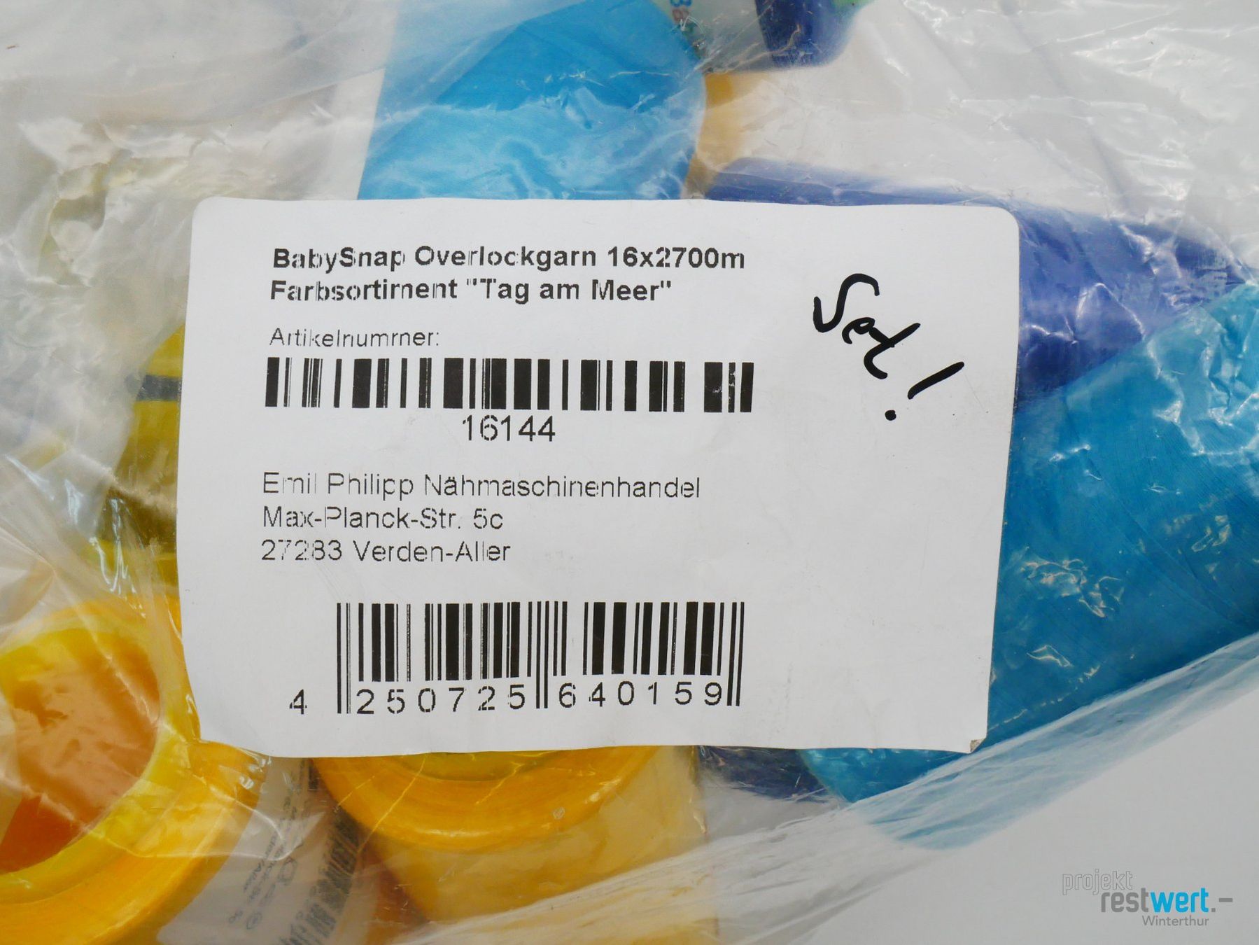 Cordicelle & Fili: EMIL PHILIPP BabySnap Overlockgarn, "Tag am Meer" – Nuovo e nell'imballaggio originale da Winterthur venduto da Restwert_Winterthur 5