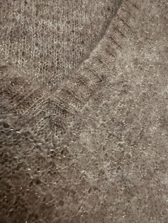 Comptoir des Cotonniers Pullover Alpaka beige V-Ausschnitt 7