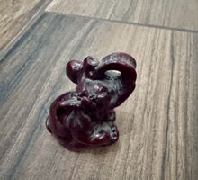 Süsser Deko-Elefant, bordeauxrot