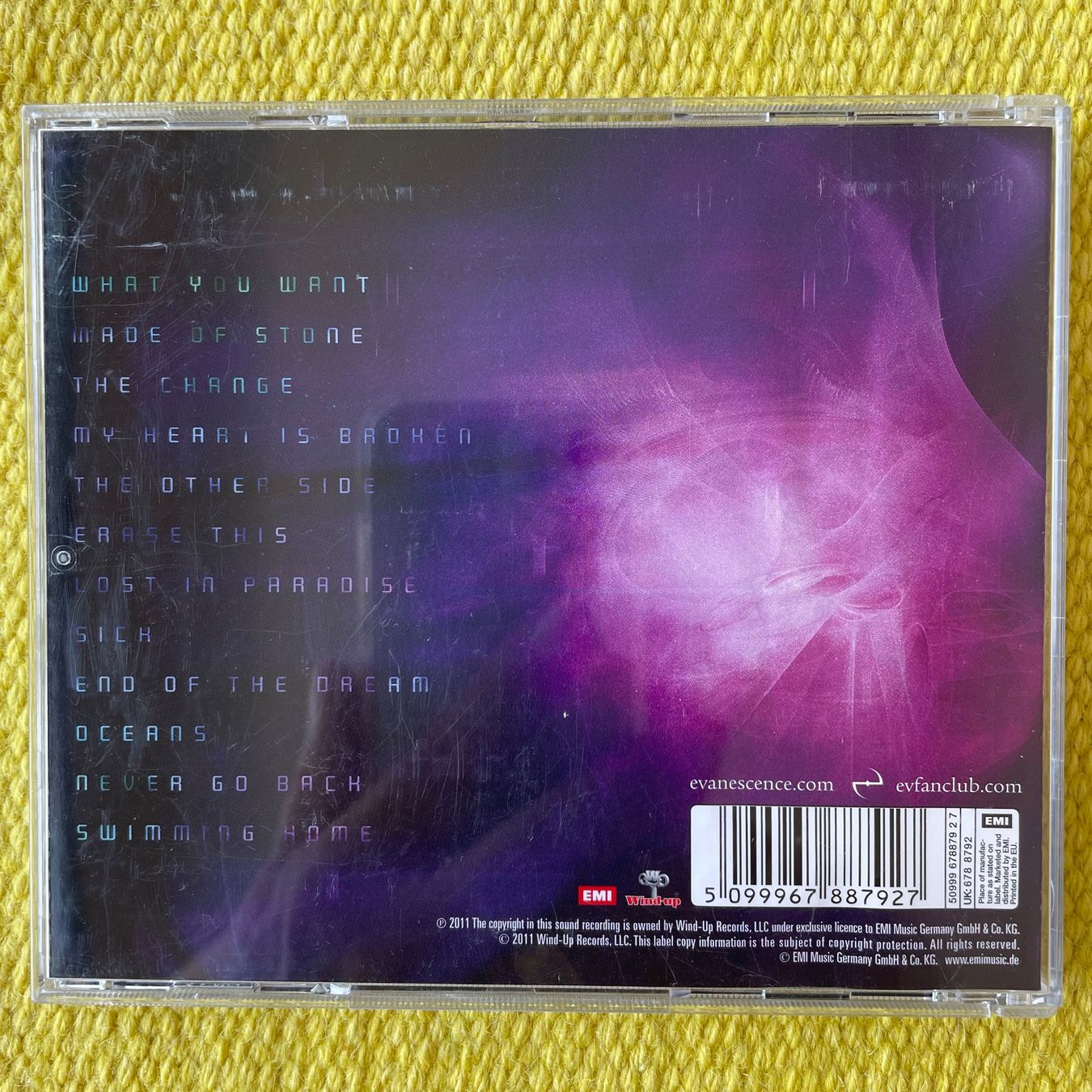 CDs: EVANESCENCE-EVANESCENCE – Gebraucht aus Rorschacherberg von CD-Roli 1