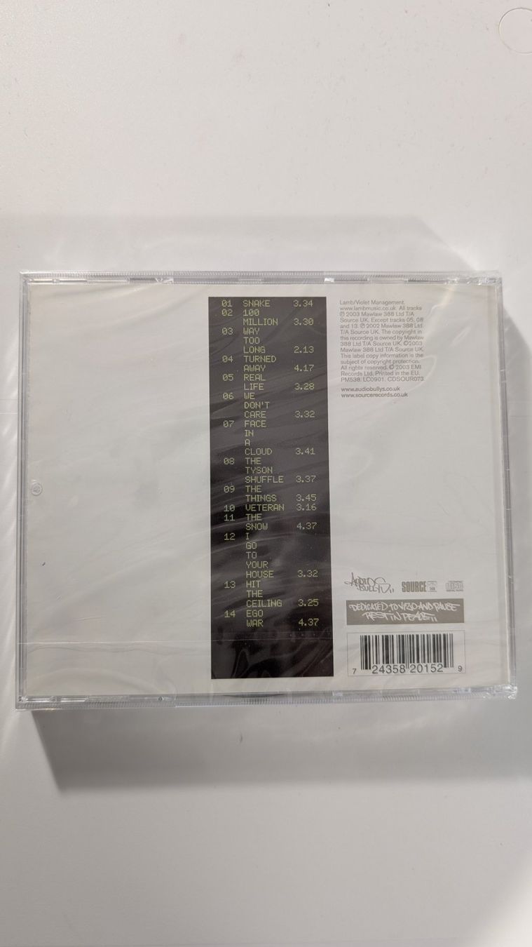 CDs: Audio Bullys - Ego War – Neu und originalverpackt aus Baar von Arthur_Fooksayk 1