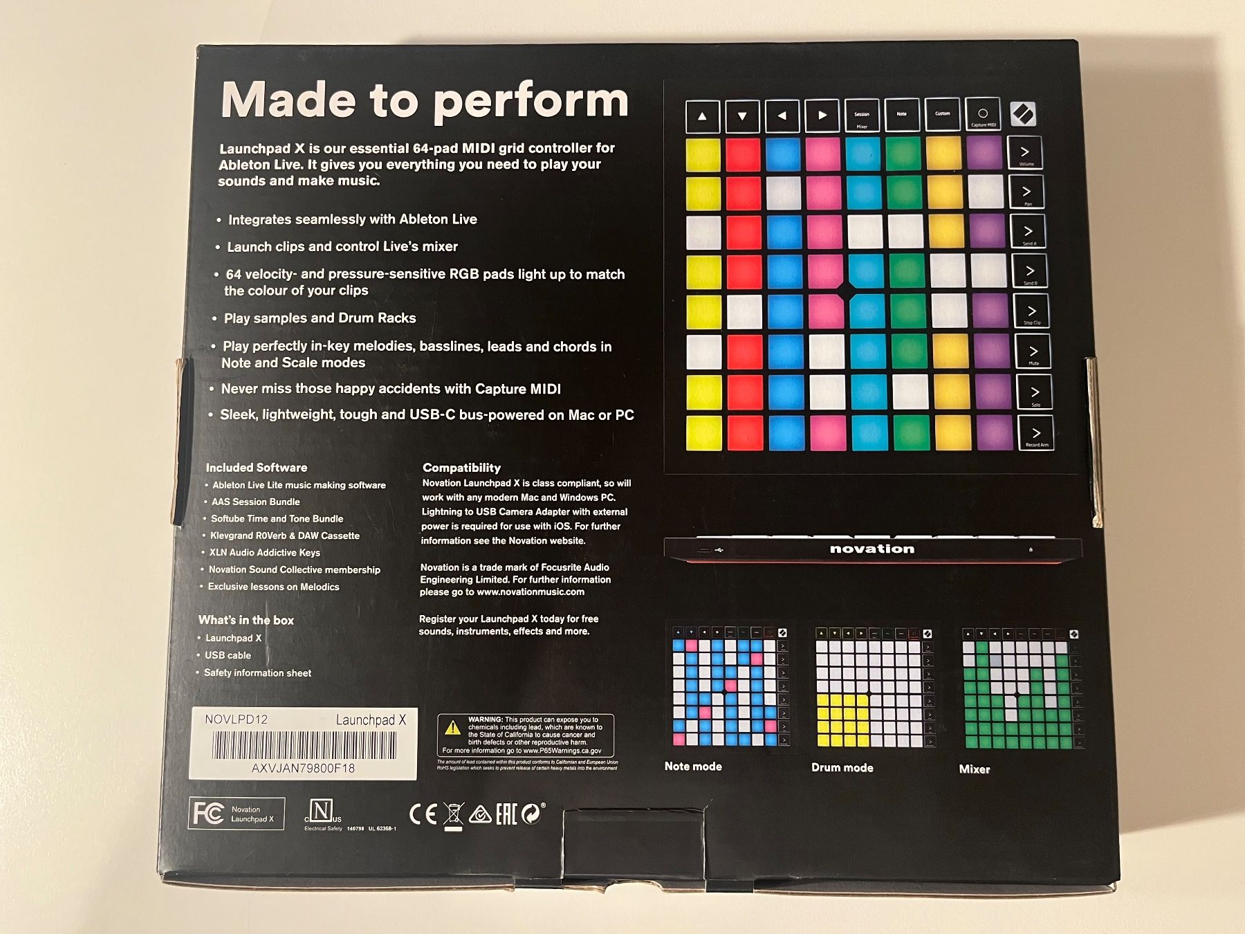 Novation Strumenti musicali: Novation Launchpad X - Das ultimative MIDI-Controller! – Usato da Biel/Bienne venduto da biel321 3