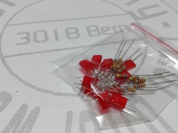 Componenti elettronici: Rechteck-LED 2x5x7mm rot diffus, 10 Stück – Nuovo (secondo la descrizione) da Luzern venduto da Salefactory 3