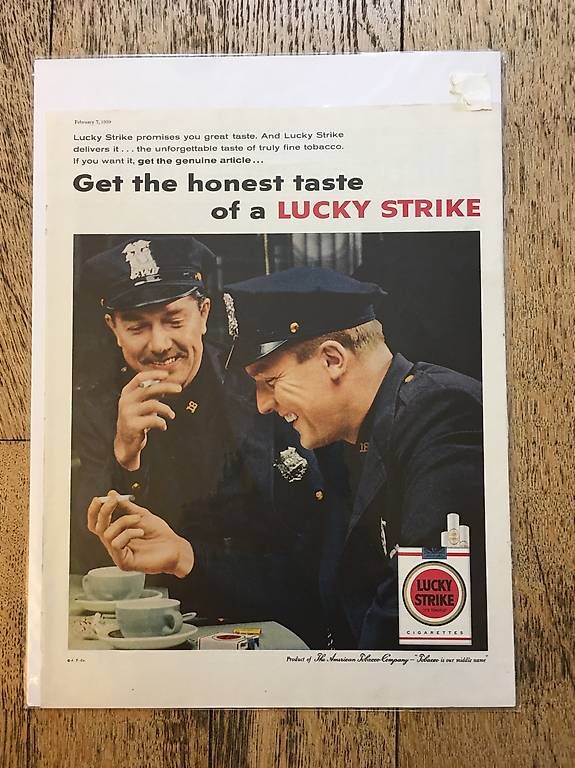 Poster & Bilder: Sélection de publicité vintage Lucky Strike – Gebraucht aus Lausanne von Loopaul 3