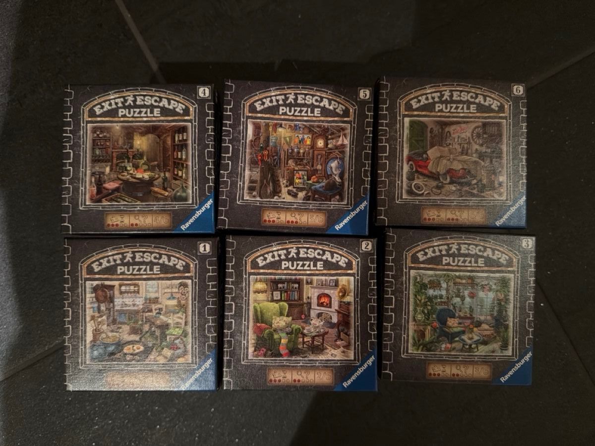 Ravensburger Puzzles: Ravensburger Exit Puzzle Set 6 – Gebraucht aus Olten von Sime33