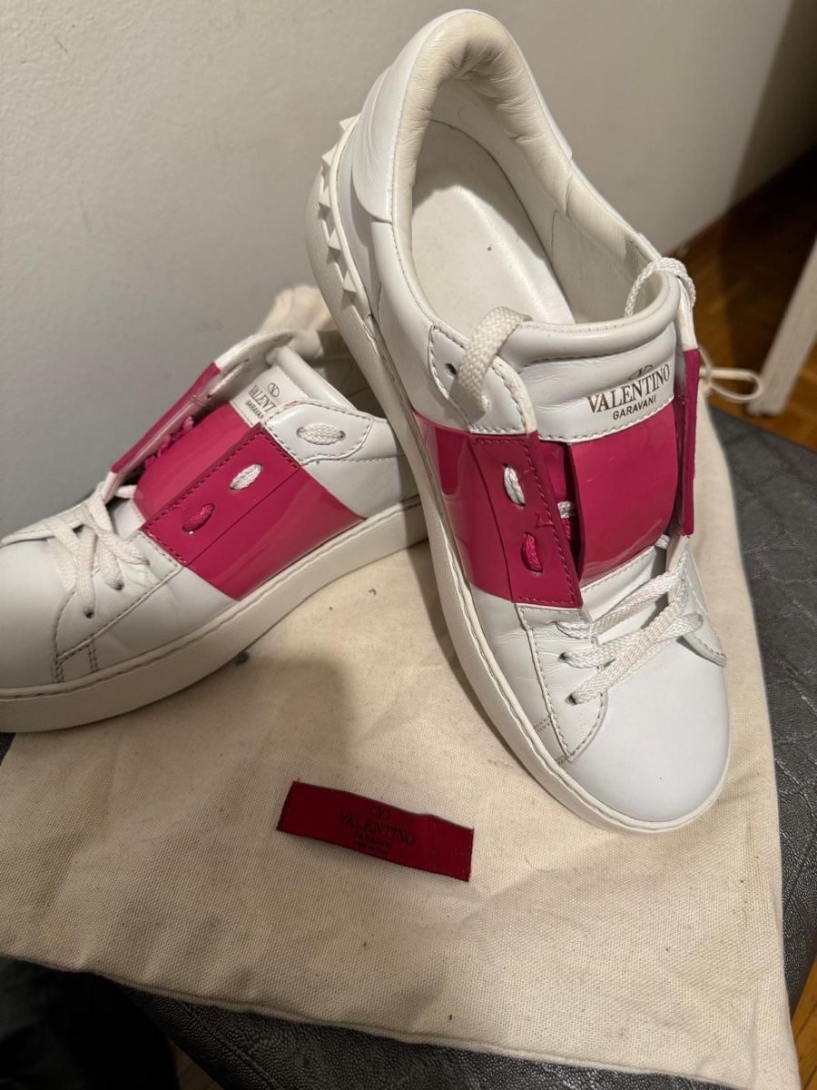 Valentino Scarpe da donna: Baskets Valentino Rose/Blanc – Usato da Chêne-Bougeries venduto da sor_9rzp
