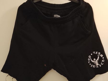 TOP TEAM ZÜRICH MUAY THAI BOXEN GYM KURZE TRAINERHOSE L MMA