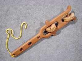Hand Rassel Musik Rhythmus Klapper Instrument Handarbeit D)