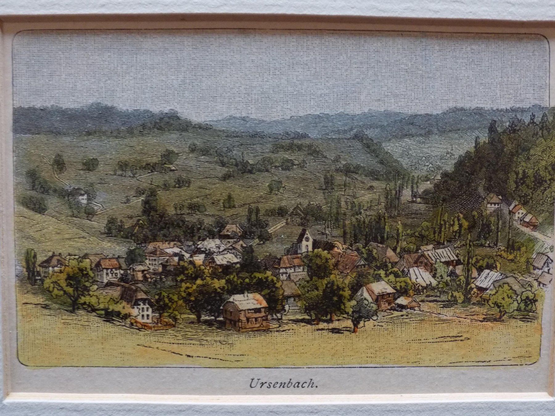 Incisioni: Ursenbach Xylographie Johannes Weber – Usato da Risch venduto da Antikfee 1
