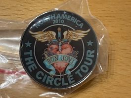 Bon Jovi Pin Anstecker Punk Rock Metal Pop